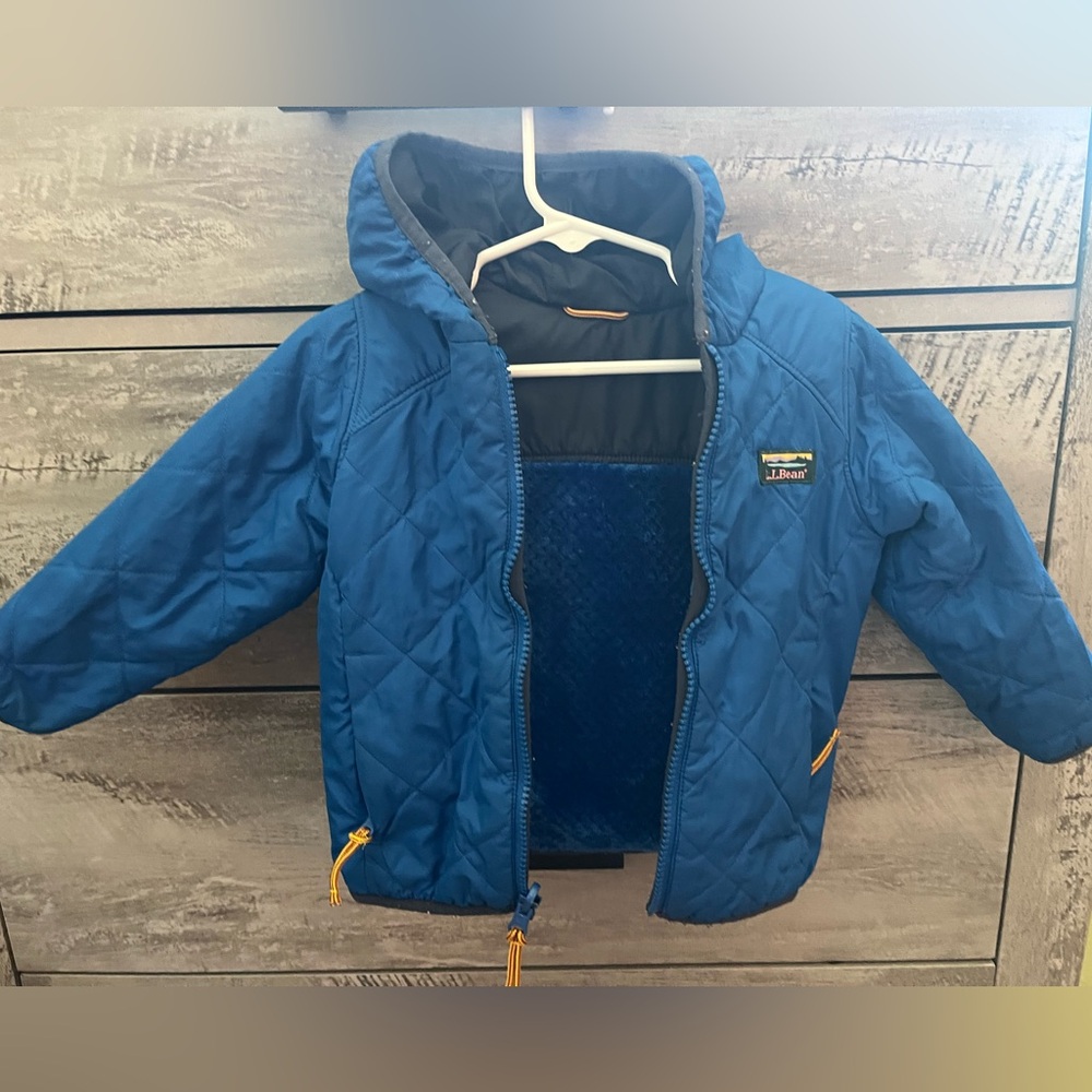 L.L. Bean Blue Quilted Jacket